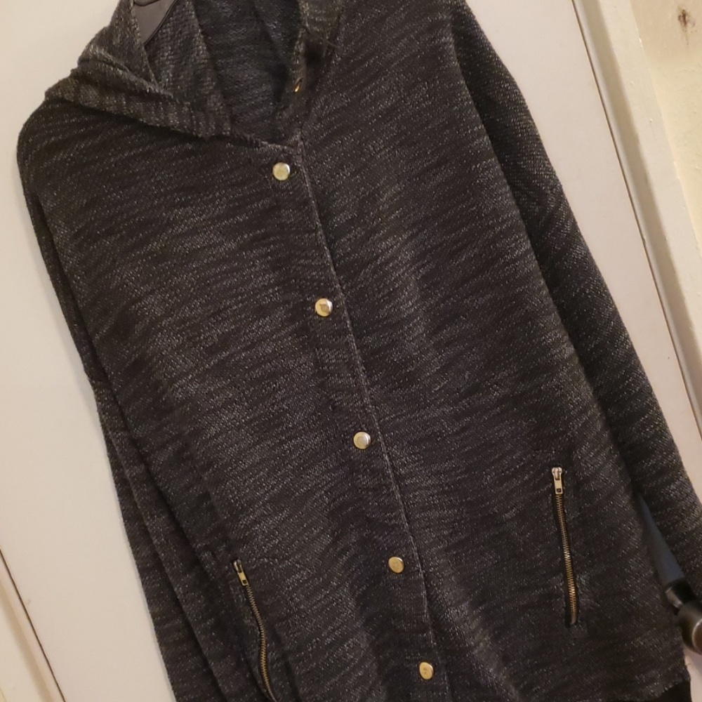Dark Grey Sweater Jacket